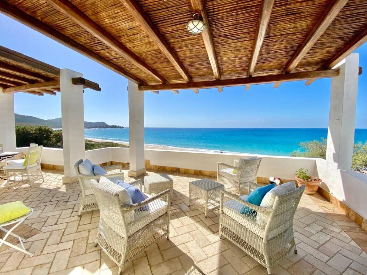 Апартаменты Beachfront House Geremeas Sardegna Экстерьер фото