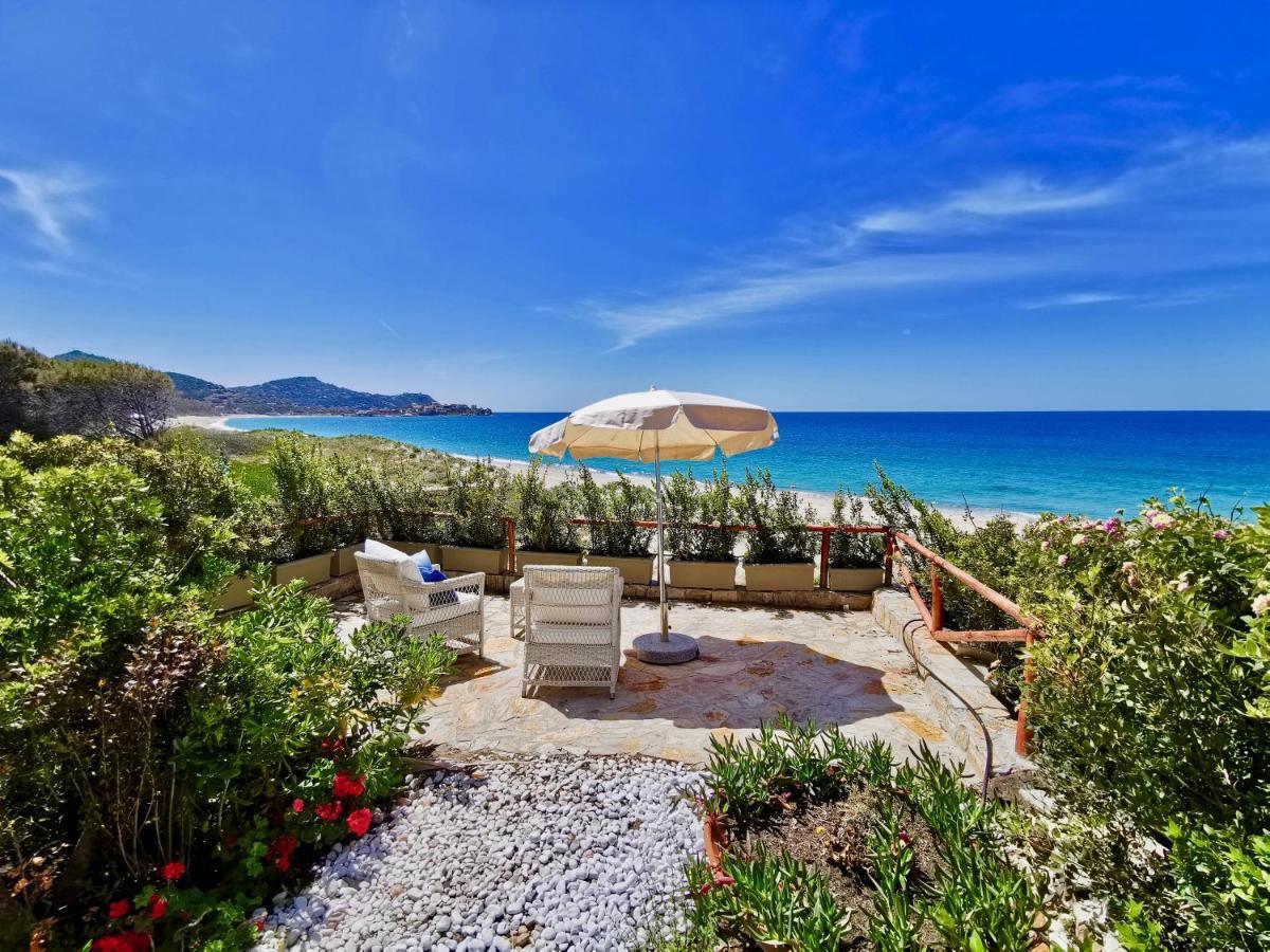 Апартаменты Beachfront House Geremeas Sardegna Экстерьер фото